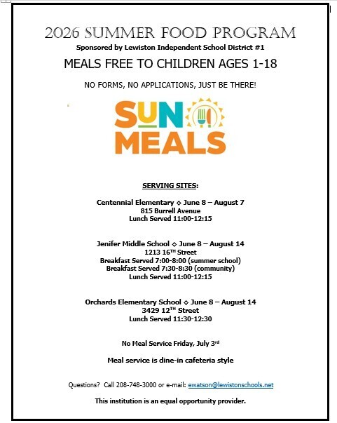 2026 Summer Food Program