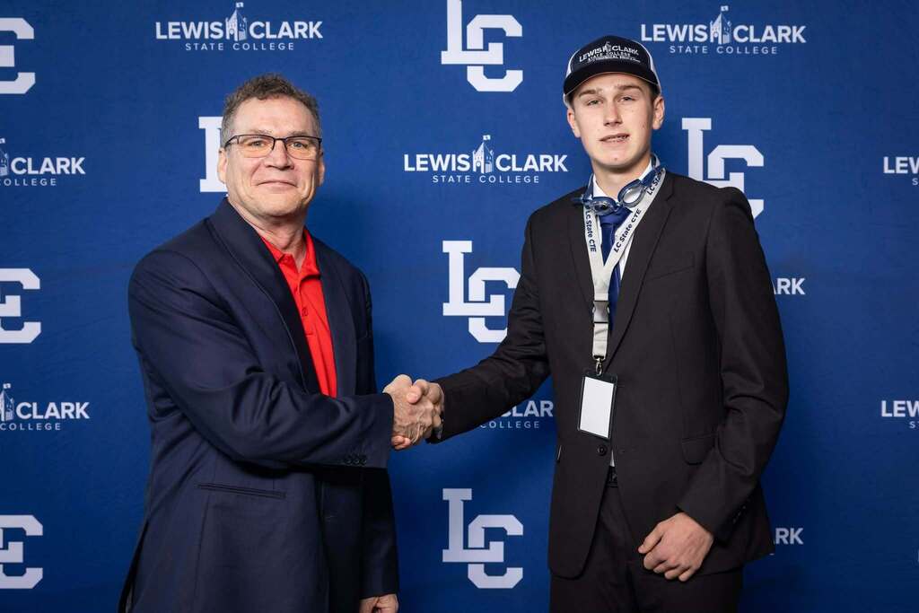 students on CTE signing day