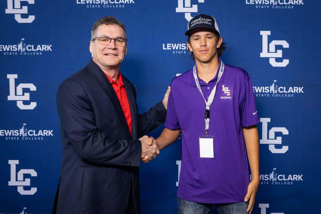 students on CTE signing day