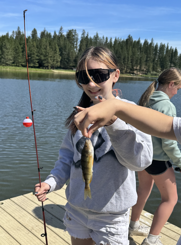 students enjoying Winchester Lake