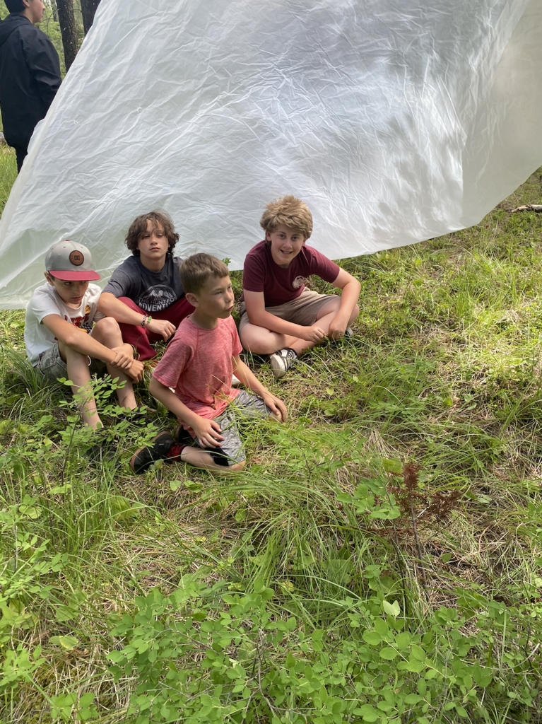 students enjoying Winchester Lake