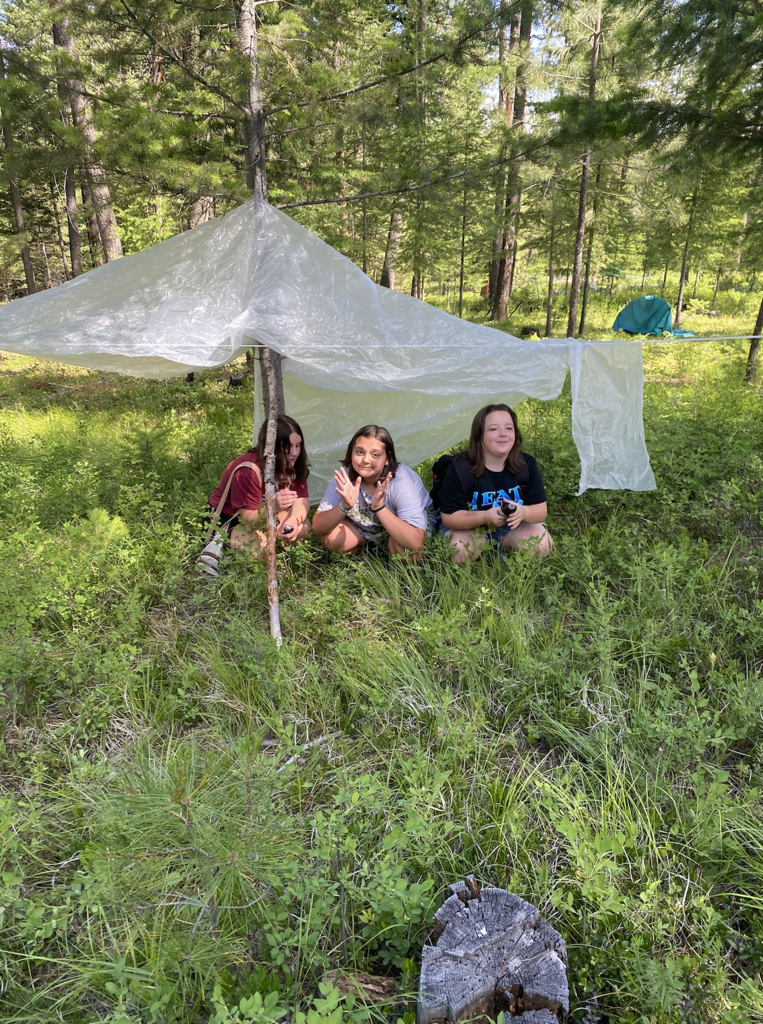 students enjoying Winchester Lake