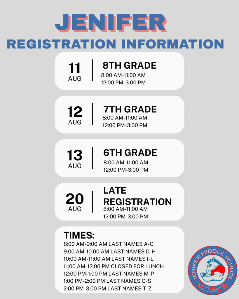 registration information