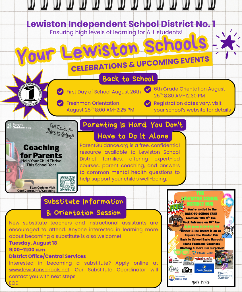 back to school information