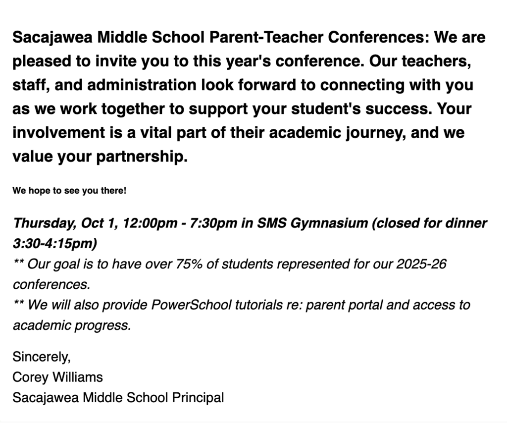 conference information