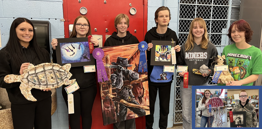 Lewistow HS Students Win Awards at Canton Park District Town & Country Art Show