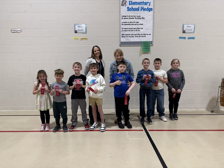 Elementary March Star Students
