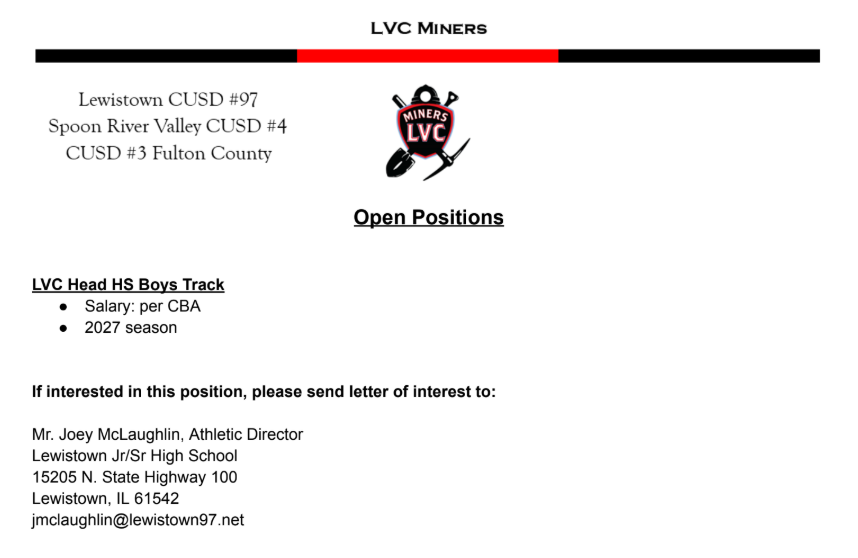 LVC Head Boys Track