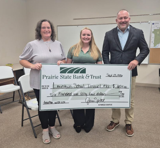 Prairie State Bank Donation