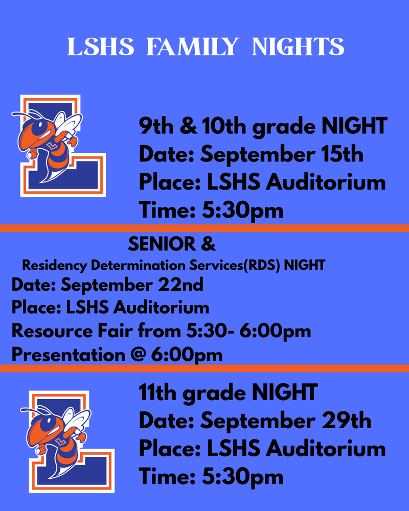 Family Night Flyer