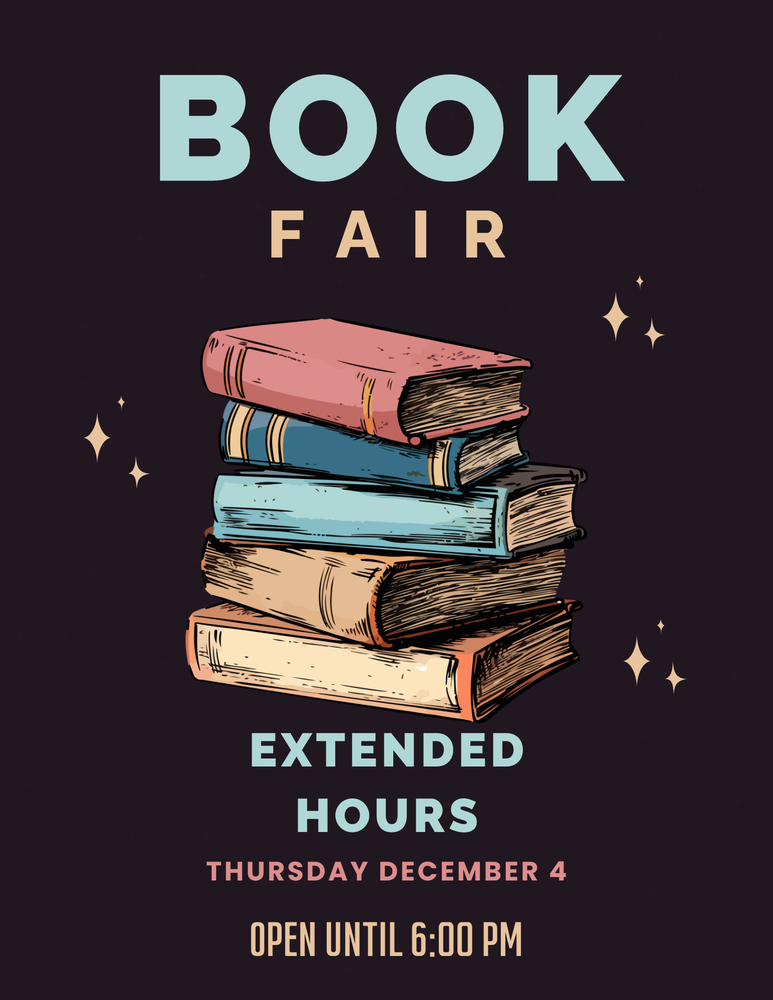Book Fair Extended Hours Flyer