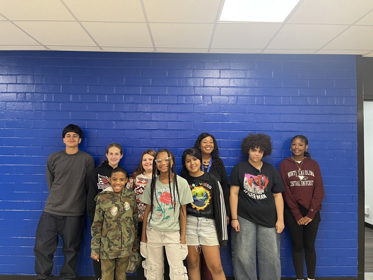 LMS student advisory group photo. 