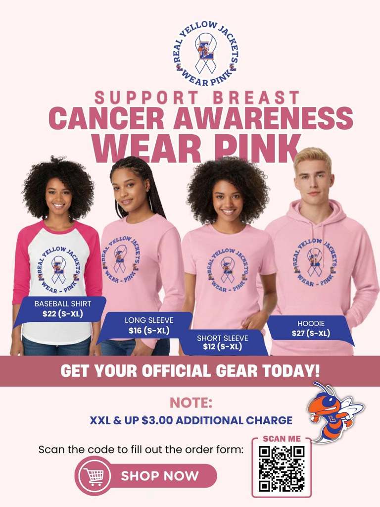 Cancer Awareness Wear Pink Flyer