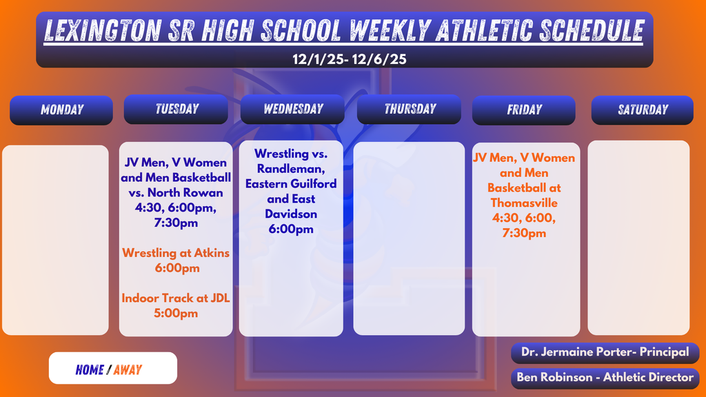 LSHS Weekly Athletic Schedule