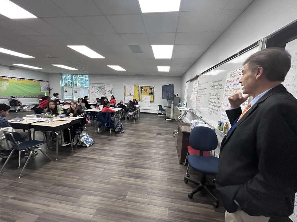 Dr. Rodney Shotwell greeting staff members and observing classroom activities during visits to Lexington City Schools.