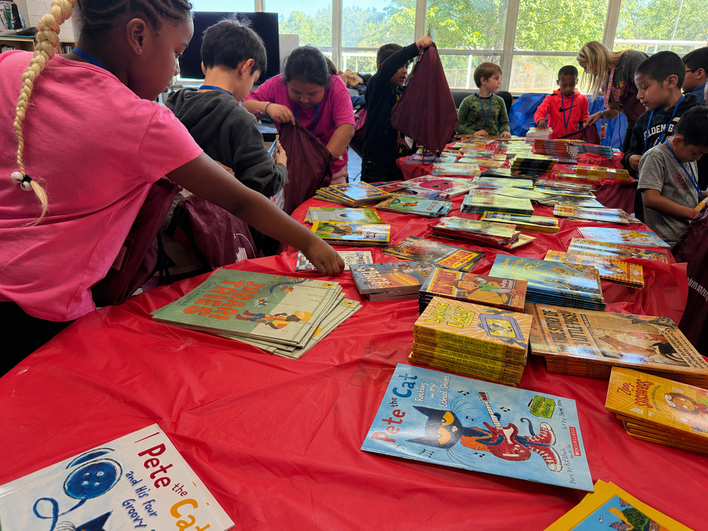 Books on Break in action: students selecting books, building personal libraries, and expanding access to literacy. #AccessInAction
