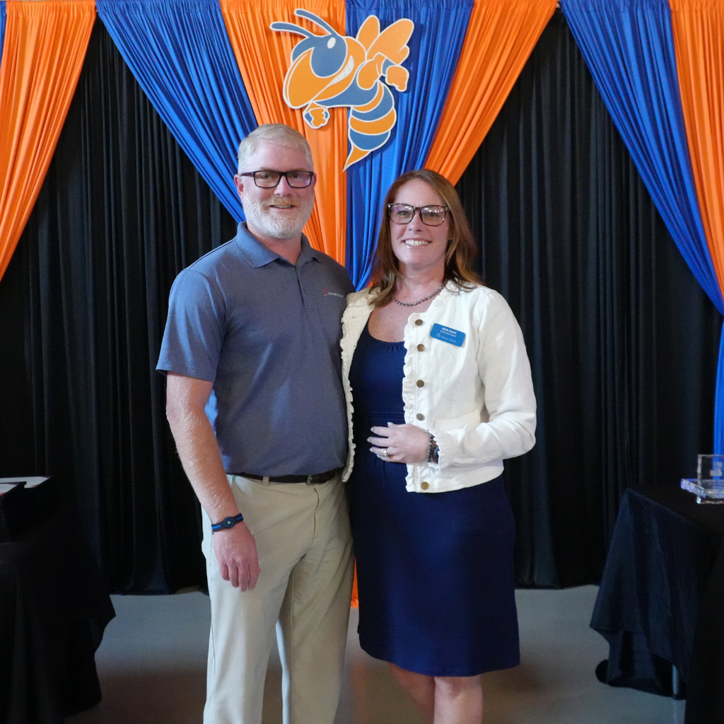 Beth and David Gantt with Horace Mann recognized as the Presenting Sponsor during the 2026 Lexington City Schools Celebration of Excellence Ceremony.