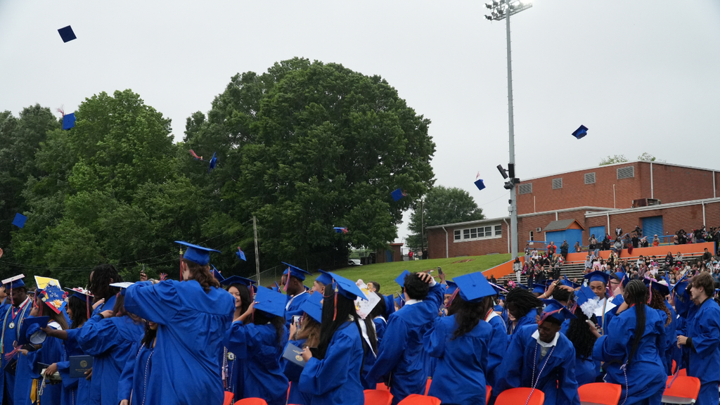Scenes from Lexington Senior High School's 2026 commencement ceremony, featuring graduates, family members, school leaders, and celebratory moments throughout the event.
