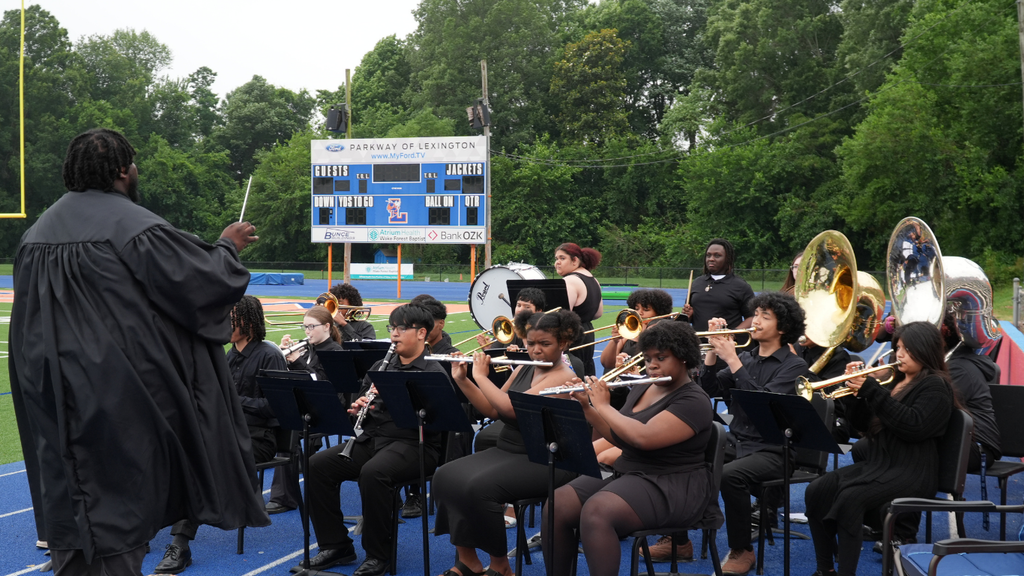 Scenes from Lexington Senior High School's 2026 commencement ceremony, featuring graduates, family members, school leaders, and celebratory moments throughout the event.