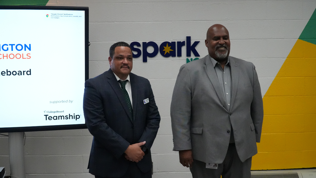 Students present their research and recommendations to community and business leaders during a SparkLabNC project, sharing innovative solutions to address workforce challenges and strengthen future career pathways in Lexington.