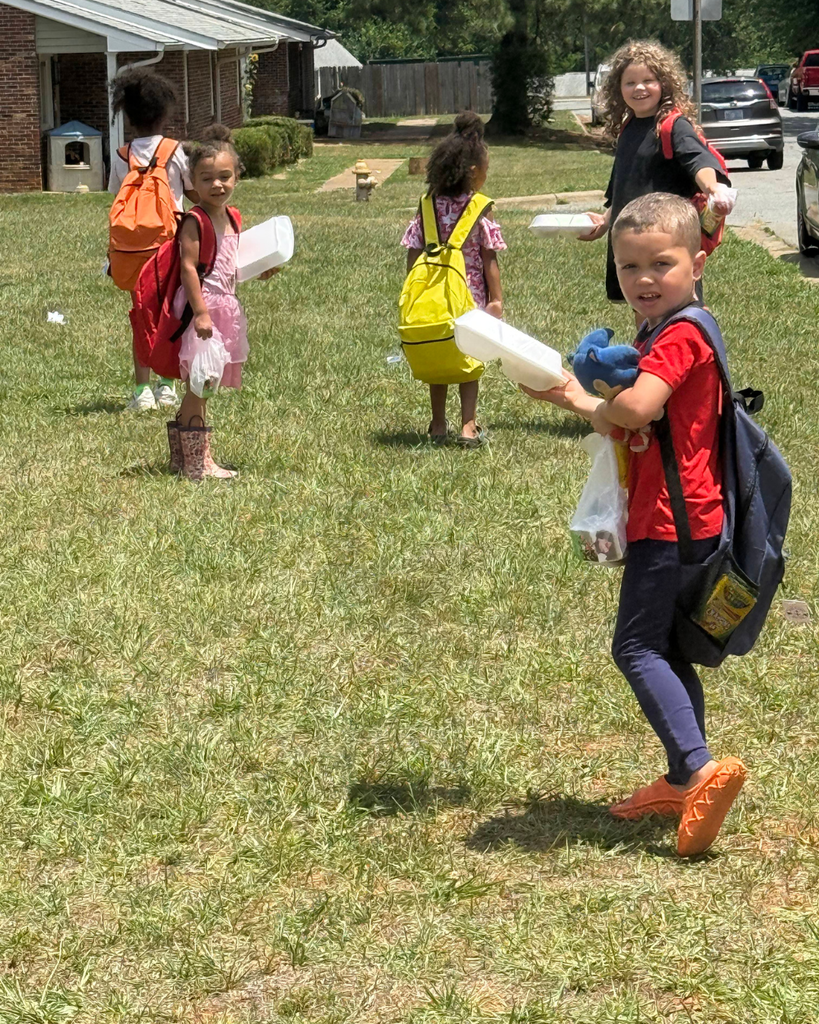 Pickett Elementary School is sharing donated school supplies, clothing, food, and snacks with children and families participating in Lexington City Schools' Summer Meals Program and throughout the Lexington community.