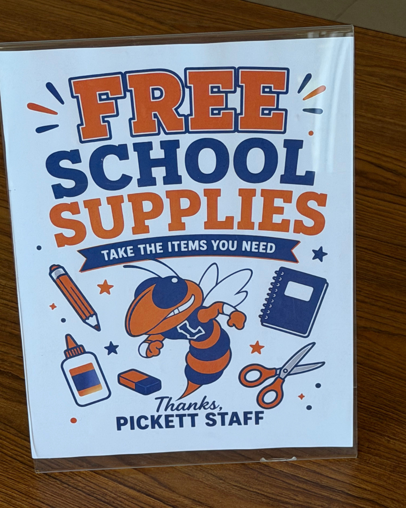 Pickett Elementary School is sharing donated school supplies, clothing, food, and snacks with children and families participating in Lexington City Schools' Summer Meals Program and throughout the Lexington community.