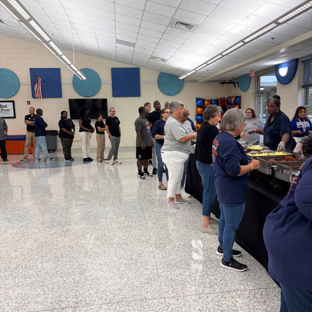 Members of the Lexington City Schools Board of Education support students and staff during back-to-school events.