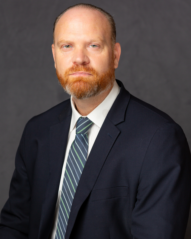 Dr. Michael Courtwright, Principal of Charles England Elementary School headshot.