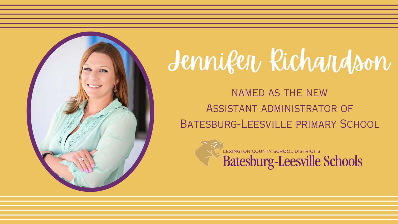 Jennifer Richardson Named New Assistant Administrator of Batesburg