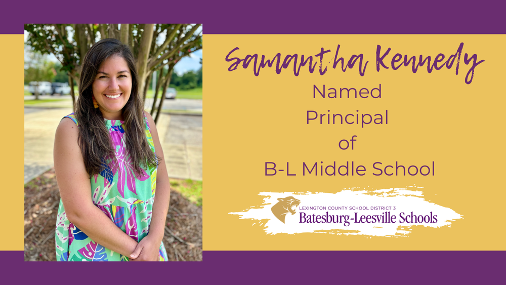 New Principal Named for Batesburg-Leesville Middle School graphic