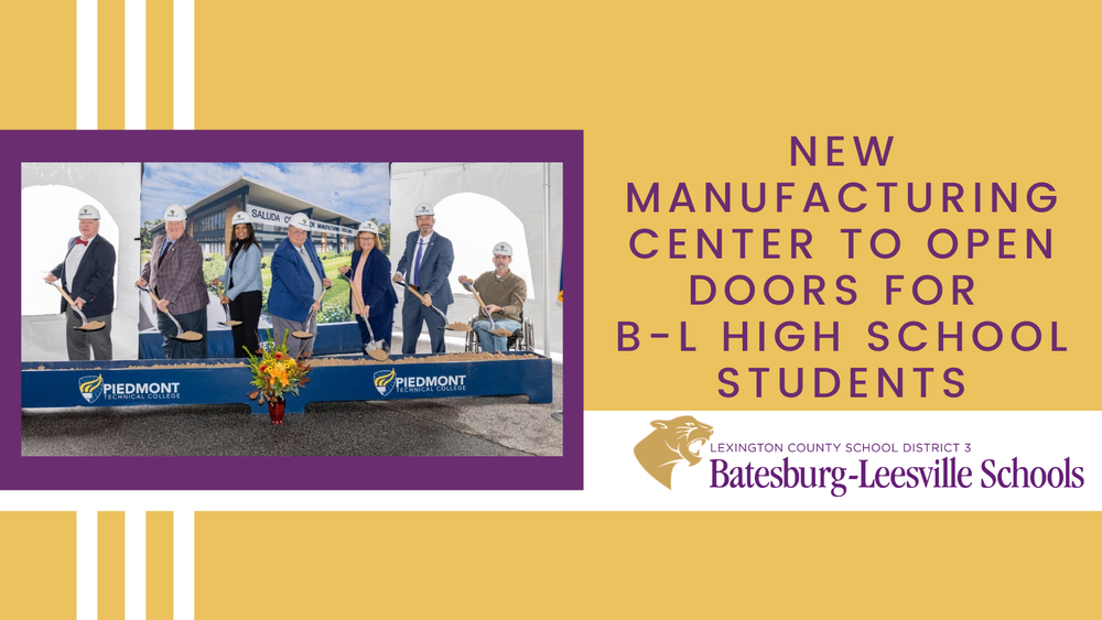 New Manufacturing Center to Open Doors for B-L High School Students graphic
