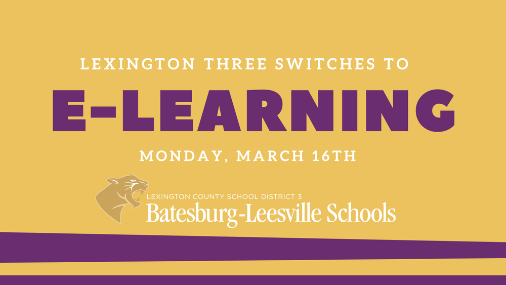 Lexington Three Shifts to eLearning on Monday, March 16th
