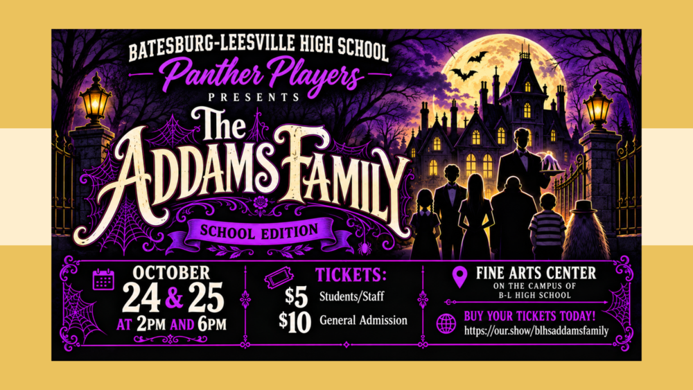 Panther Players Get Everyone Ready for Spooky Season with The Addams Family