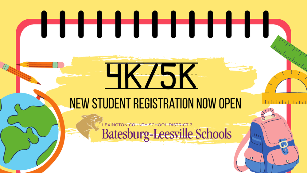 4k/5K New Student Registration Now Open
