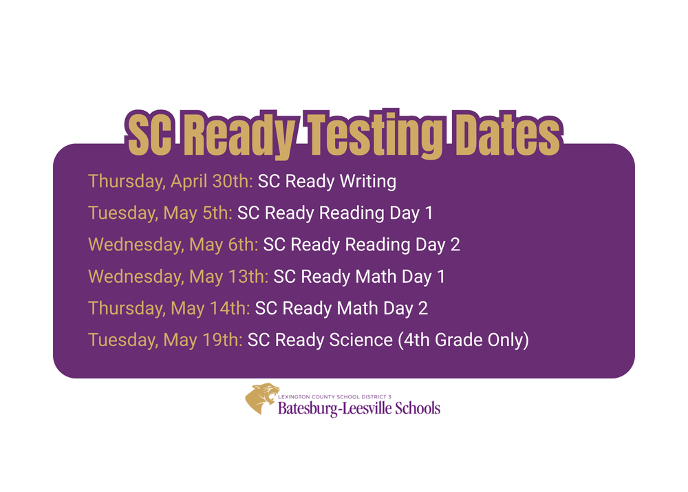 SC Ready Dates