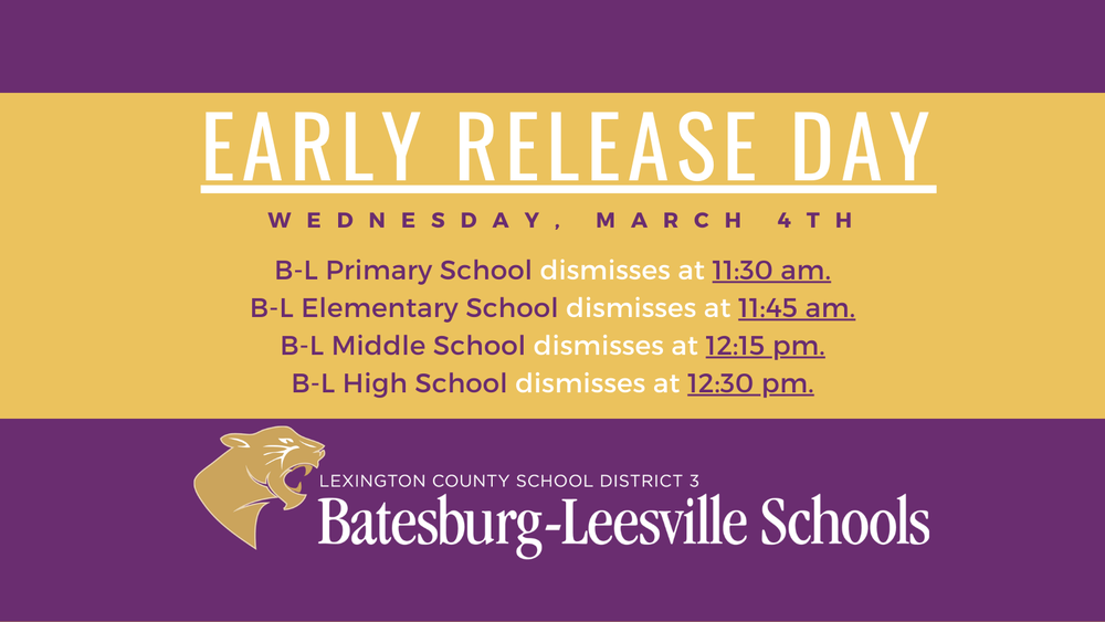 Early Release Day Graphic for March 4th