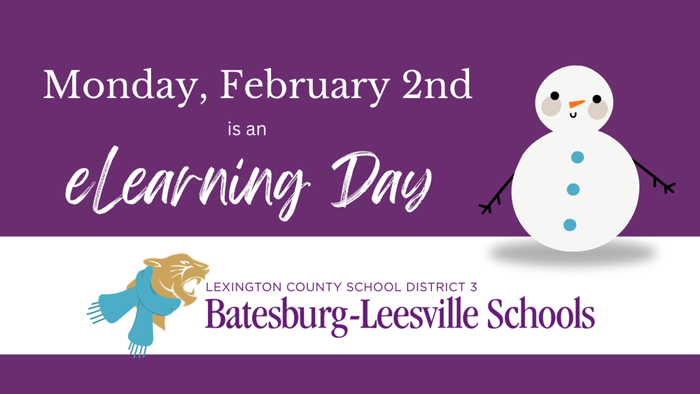 Lexington Three Announces eLearning Day for Monday, February 2nd