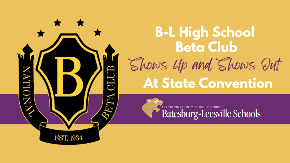 Beta Club Shows Up and Shows Out at State Convention