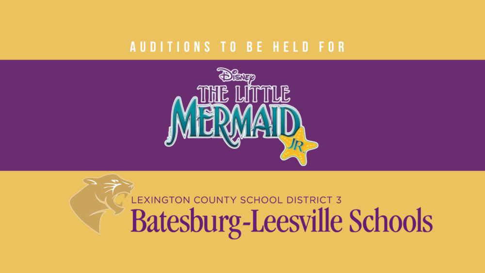 auditions to be held for the little mermaid jr graphic
