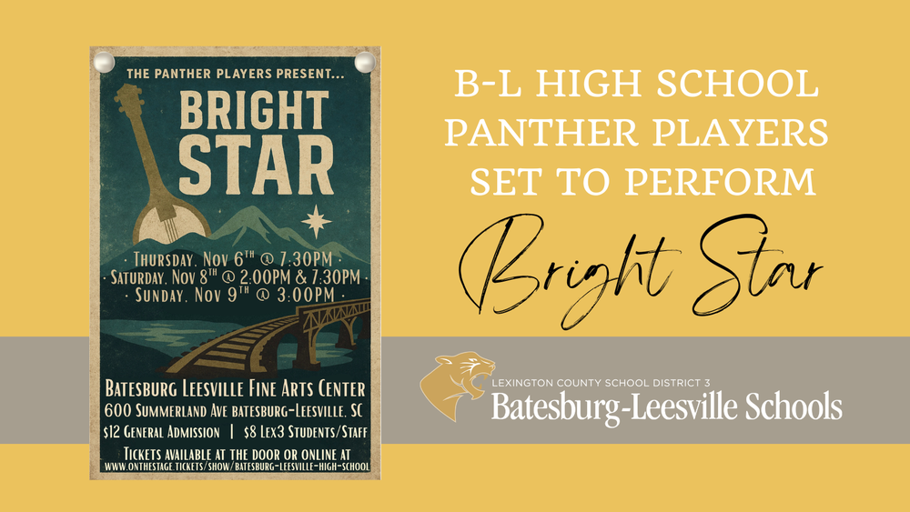BL High School Panther Players Set to Perform Bright Star