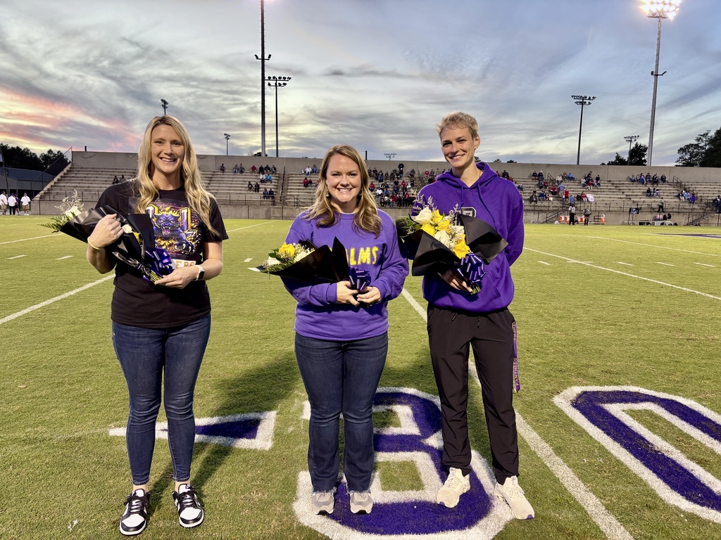 Our amazing Teachers of the Year were recognized on Friday night during pre-game festivities at the Panther football game versus Strom Thurmond! Superintendent Dr. Ashley Atkinson presented each honoree with a beautiful bouquet of flowers in celebration of their dedication and excellence in education.