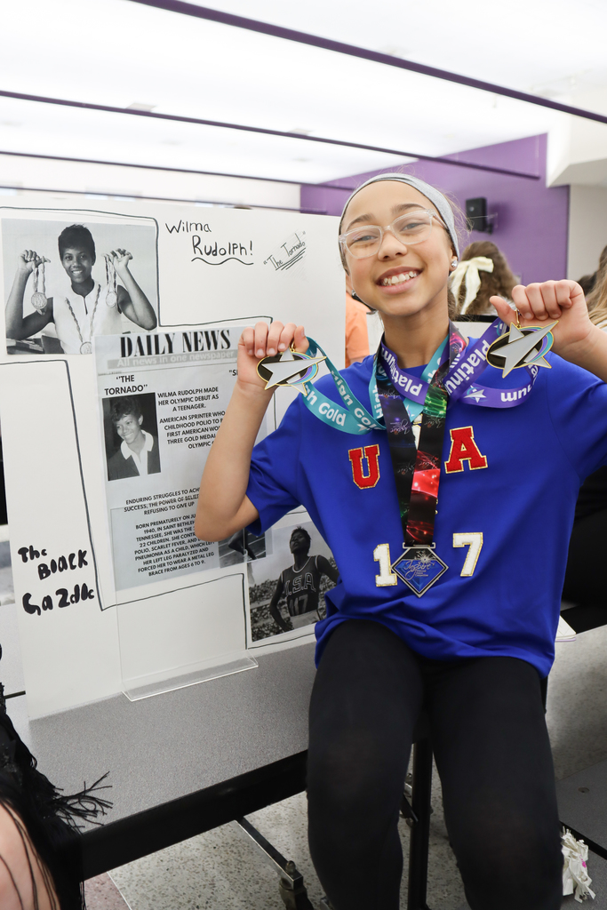 African American History Month Walkthrough - Pic of students