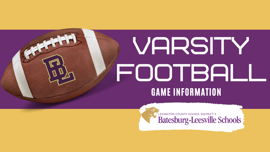 Varsity Football Game Information