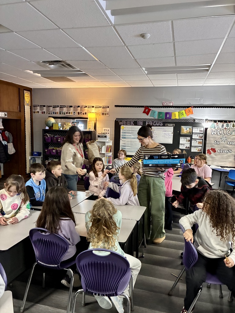 passing out ice cream