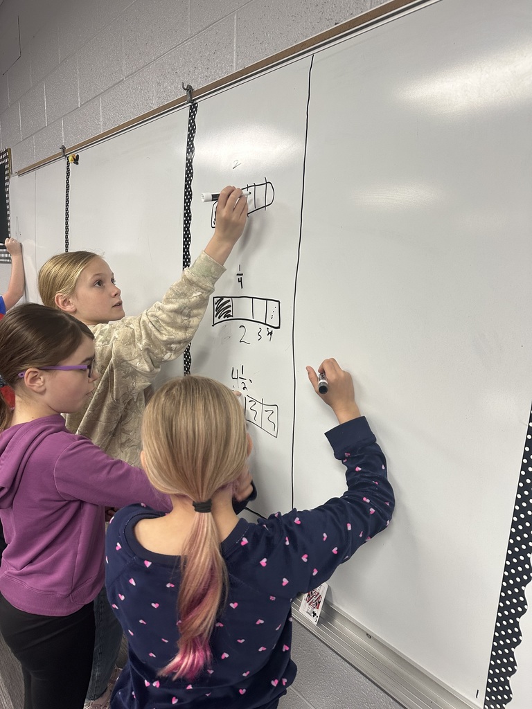 girls solving math