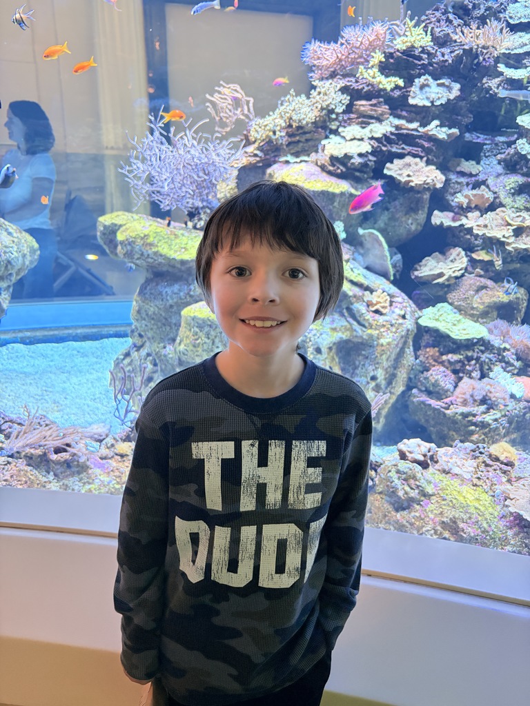 standing by fish