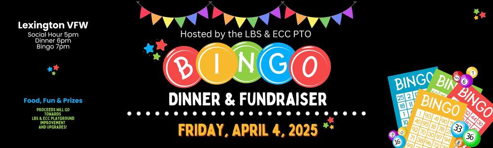 Bingo Dinner and Fundraiser Flyer