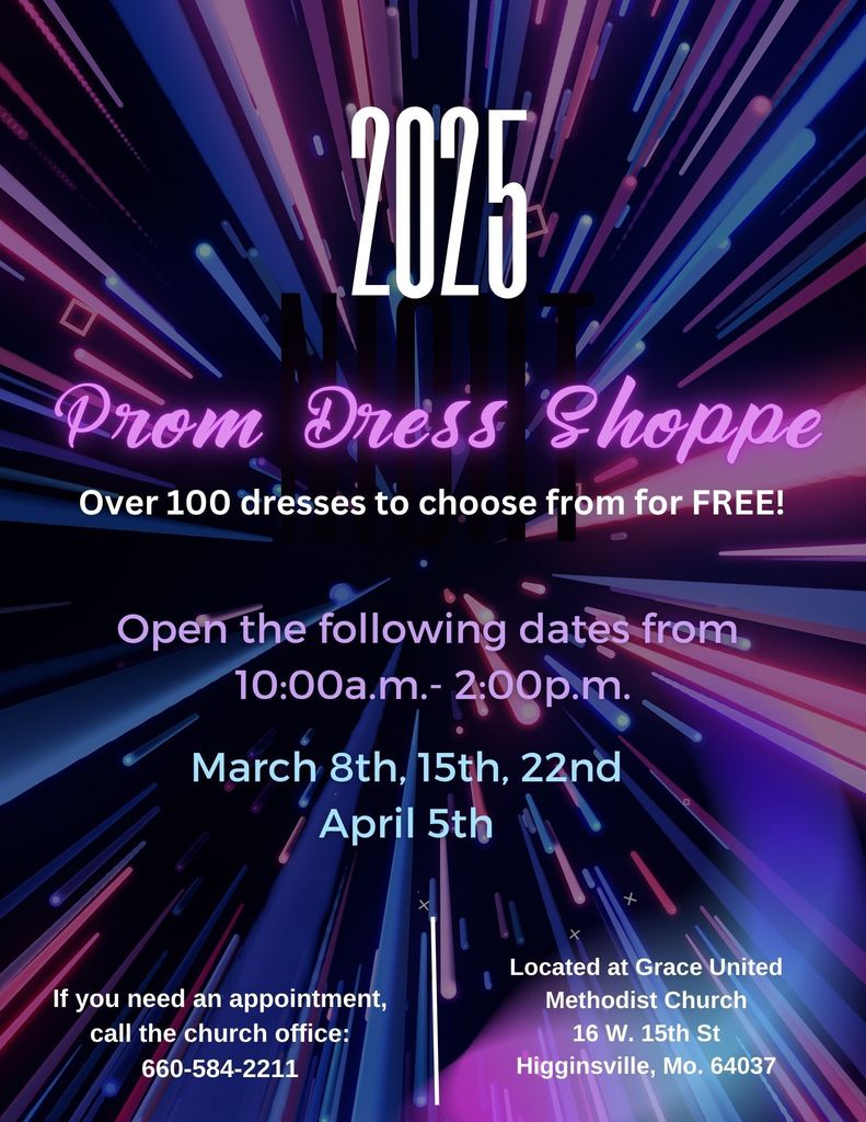 prom dress shoppe flyer