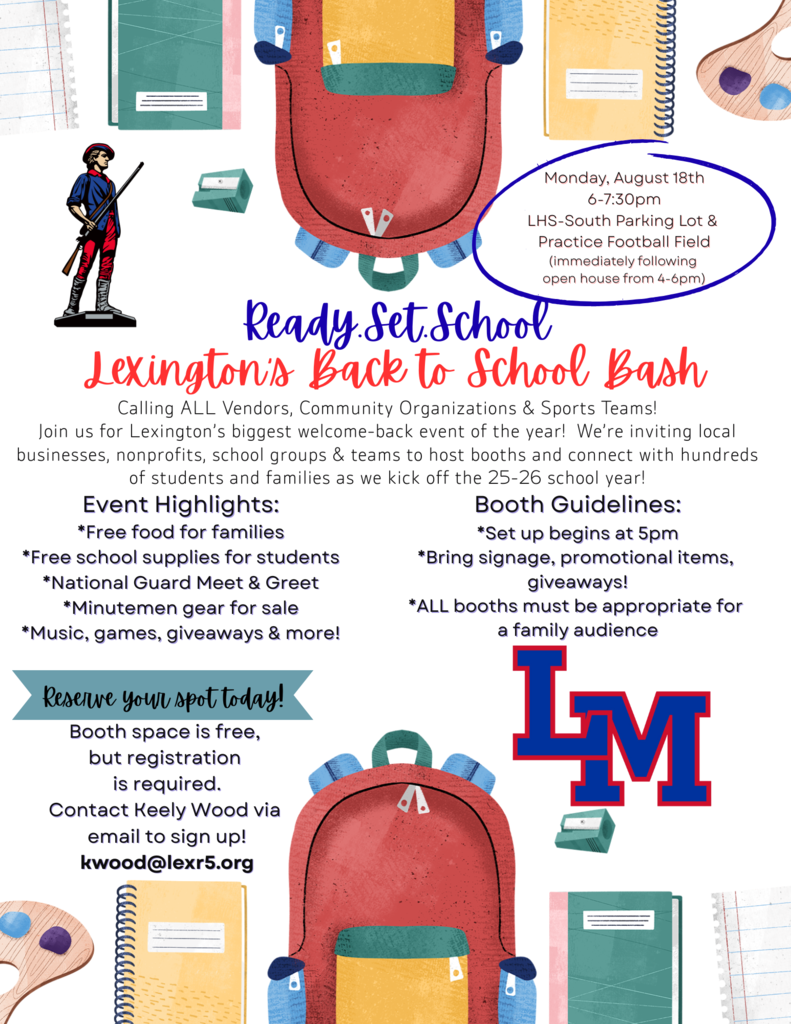 Back to School/Community Event August 18th