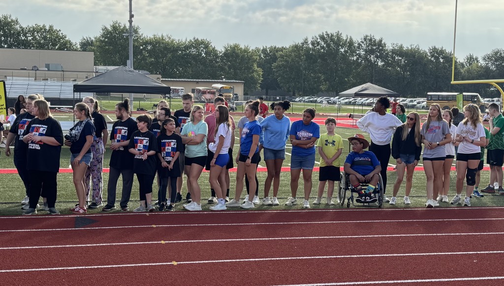 Opening ceremonies in Odessa for our Special Olympics!